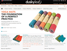 Tablet Screenshot of duskyleaf.com